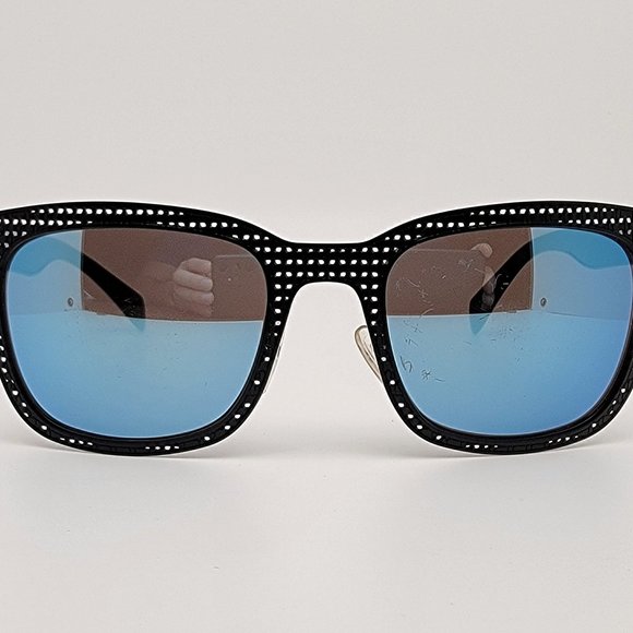 Marc by Marc Jacobs MMJ436/S Black Frame Blue Mirror Lens Sunglasses w/ Case main image 8